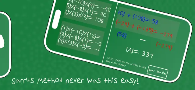 Sarrus Calculator Matrix Det screenshot 6